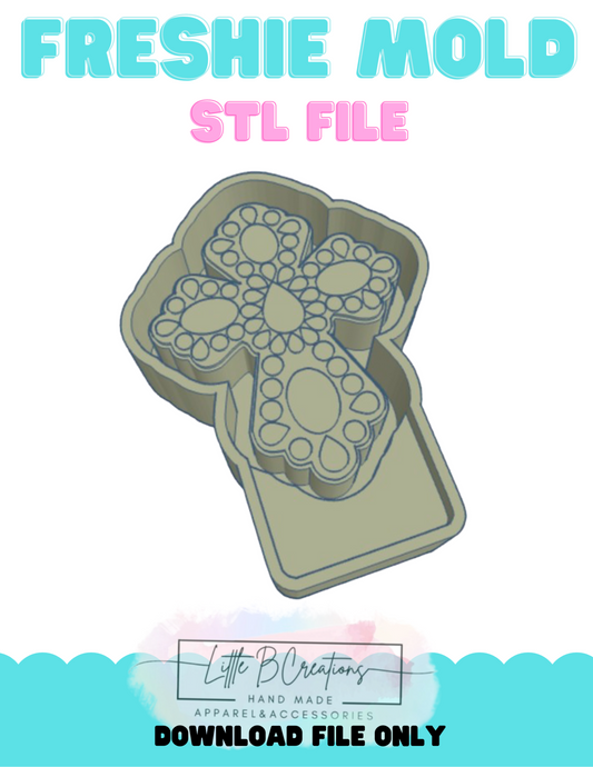 Bdazzled Cross STL File