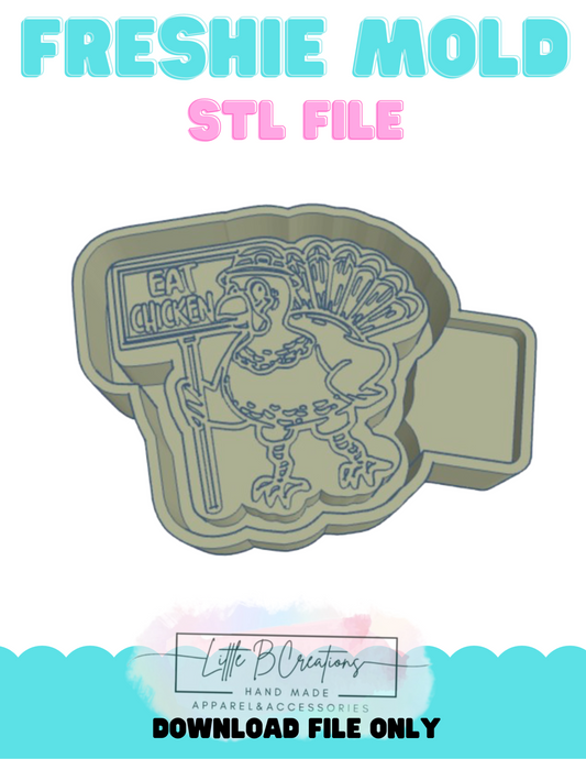 Eat Chicken Turkey STL File