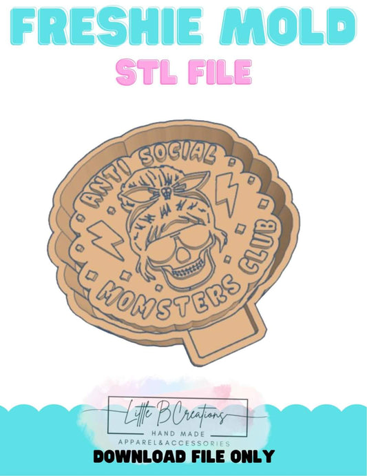 Anti Social Monster's Club STL File