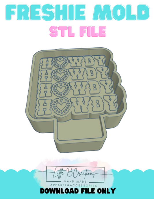 Howdy Heart Conchos STL File