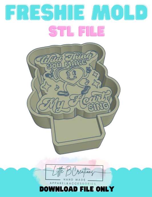 Heart Wild Thing You Make My Heart Sing STL File